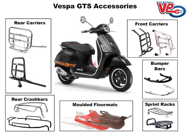 all original parts and accessories for vespa vxl/sxl/gts/gtv 3