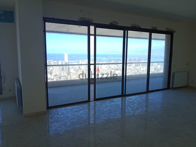 Luxurious  365 m2 apartment Having an open view for rent in Achrafieh 1