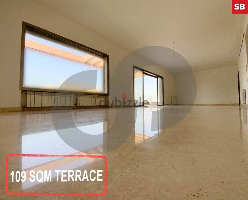 This spacious, well-lit apartment in Horsh Tabet   REF#SB97412 0