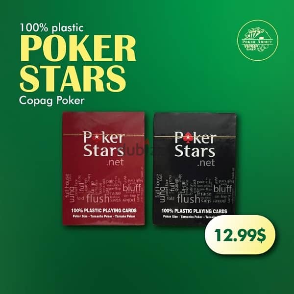 100% plastic poker cards 1