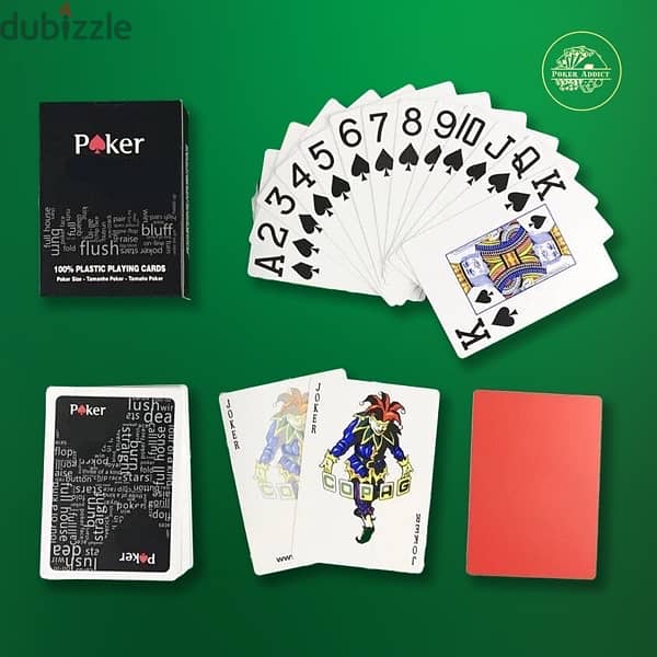 100% plastic poker cards 4