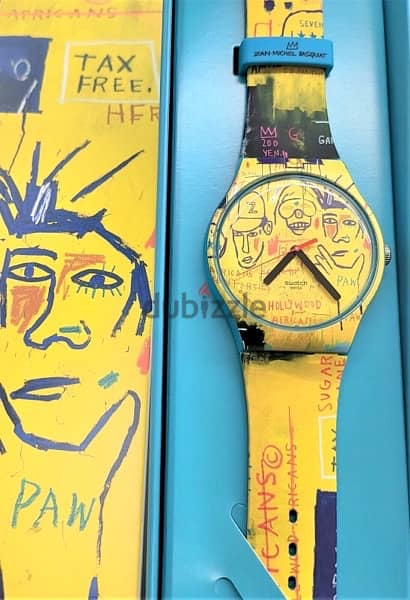 special edition new original Swatch Basquiat Hollywood Africans watch 0