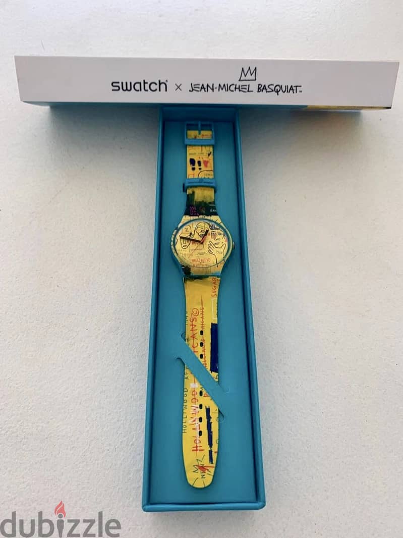 special edition new original Swatch Basquiat Hollywood Africans watch 4