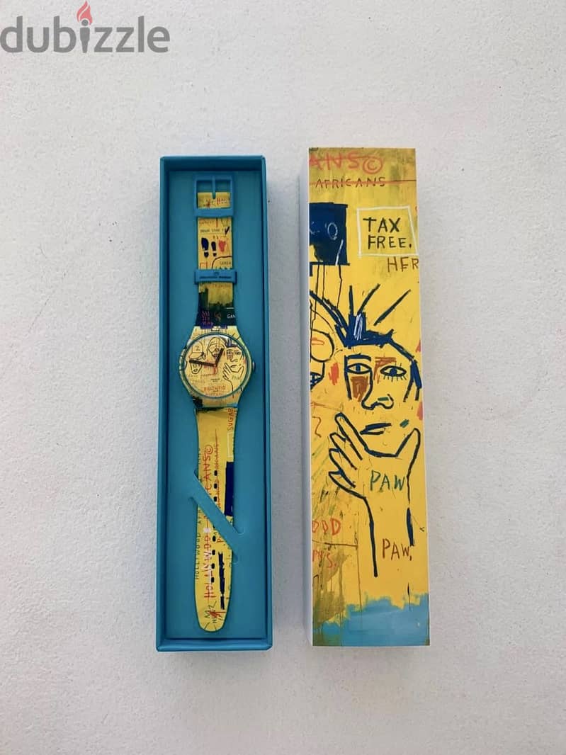 special edition new original Swatch Basquiat Hollywood Africans watch 5