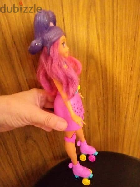 Barbie VIDEO GAME HERO melody+Light PRINCESS mechano Toy+Roller skates 7