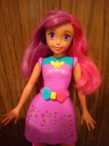 Barbie VIDEO GAME HERO melody+Light PRINCESS mechano Toy+Roller skates 10