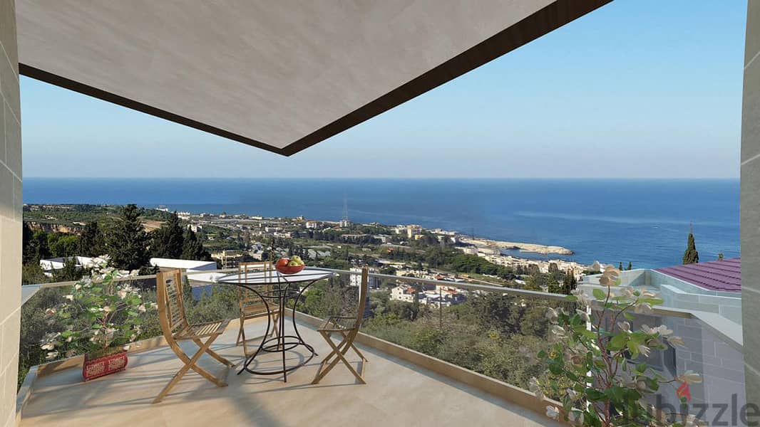 L04094-Simplex Apartment For Sale in Jdayel With Nice Sea View 2