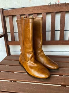 Vintage Leather Boots Size 43 بوط جلد اصلي 0