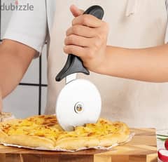 Stainless Steel Pizza Cutter, Size: 10cm, Color: White 0