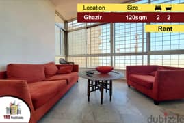 Ghazir 120m2 | Rent | Mint Condition | Prime Location | Furnished |To 0