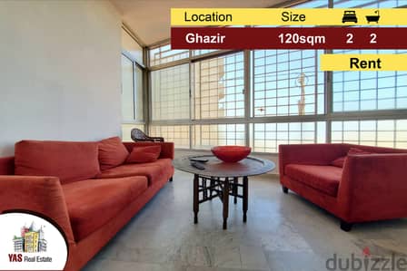 Ghazir 120m2 | Rent | Mint Condition | Prime Location | Furnished |To