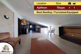Ajaltoun 70m2 | 80m2 Terrace | Rent | Rooftop | Furnished/Equipped |IV 0