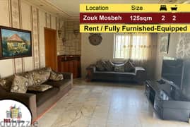 Zouk Mosbeh 125m2 | Rent | Open View | Fully Furnished/Equipped | 0
