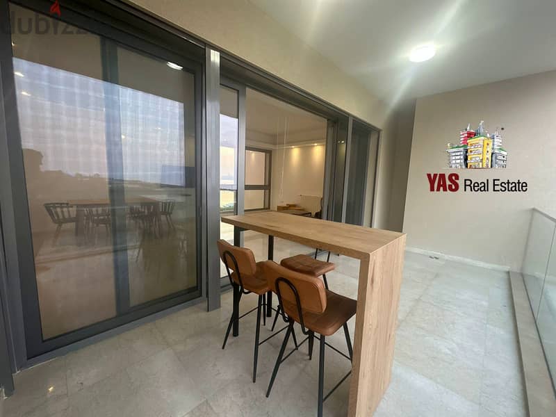 Dbayeh/Waterfront 157m2 | Rent | Marina/Mountain View | Furnished | 1