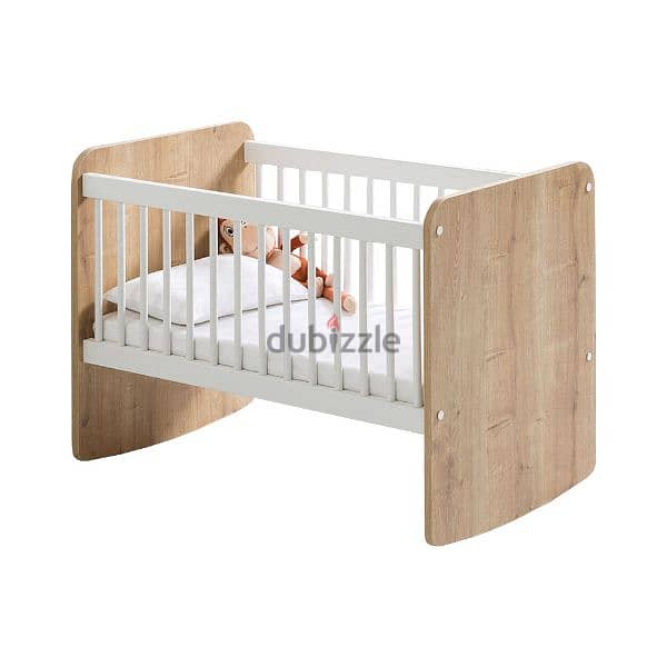 Rockin' Wooden Baby Bed 2