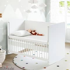 Rocking Mother's Side Wooden Baby Bed