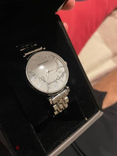 Armani marble outlet watch