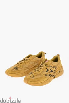 DIESEL - SNEAKERS WITH SUEDE AND WRITTEN DETAILS 0
