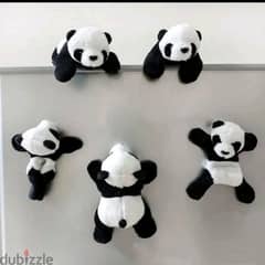 cute plush panda magnets!!