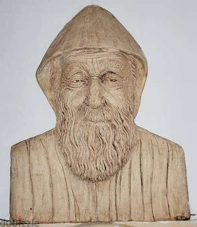 Relief for saint charbel resin fiber 65 x 45 cm .