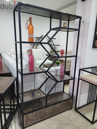 Iron shelves