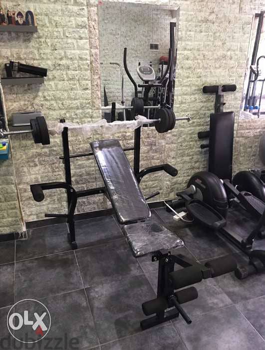 Gym bench best sale price olx