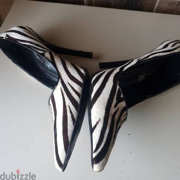 aldo shoes size 39 calf hair worn once 3