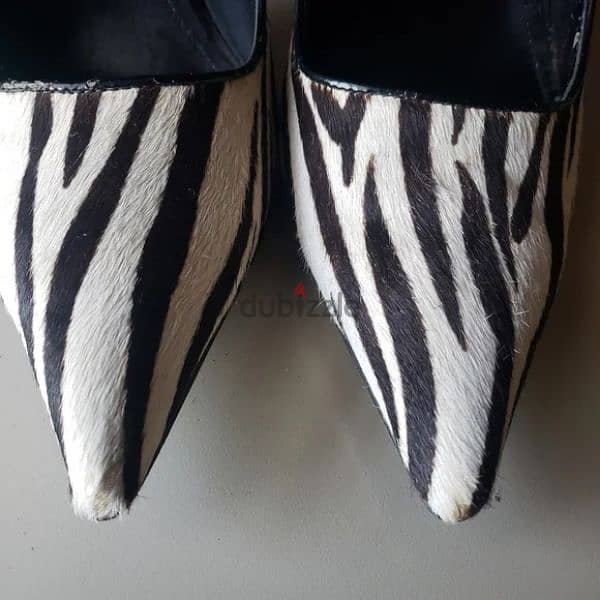 aldo shoes size 39 calf hair worn once 6