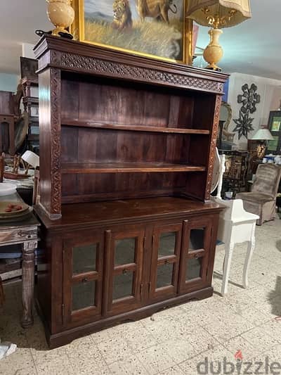 solid wood teak cupboard