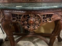 solid  wood console