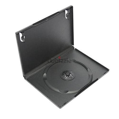 Blank CD/DVD Jewel Case Square 5.2mm Silm Black/Color Tray علبة سيدي 4
