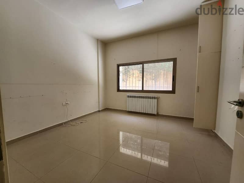 Beautiful apartment with garden for rent in Baabdat 10