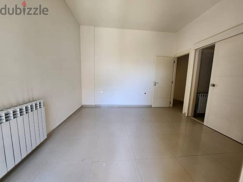 Beautiful apartment with garden for rent in Baabdat 12