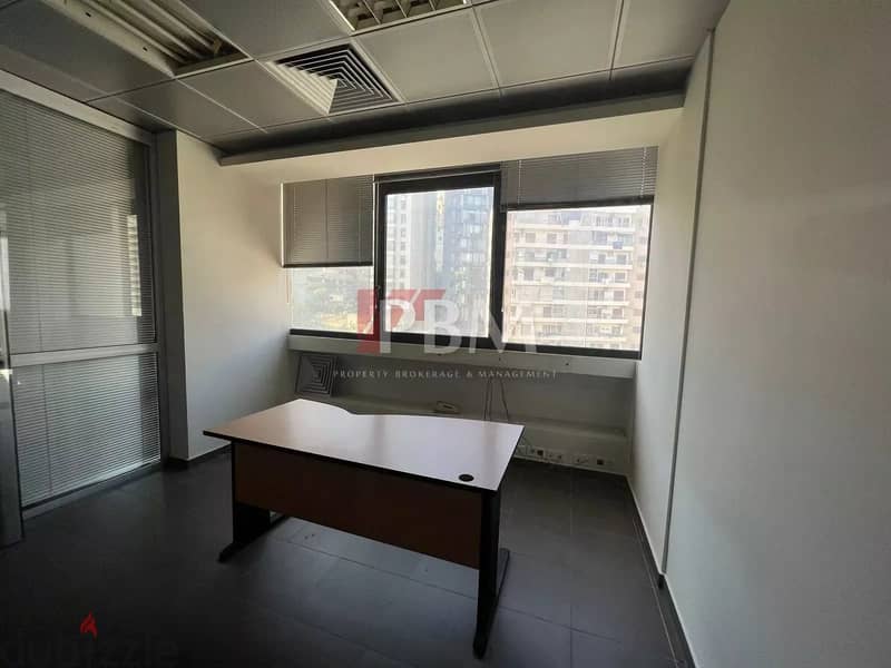 Amazing Office For Rent In Achrafieh | High Floor | 300 SQM | 7