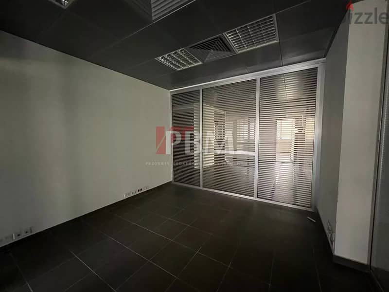 Amazing Office For Rent In Achrafieh | High Floor | 300 SQM | 8