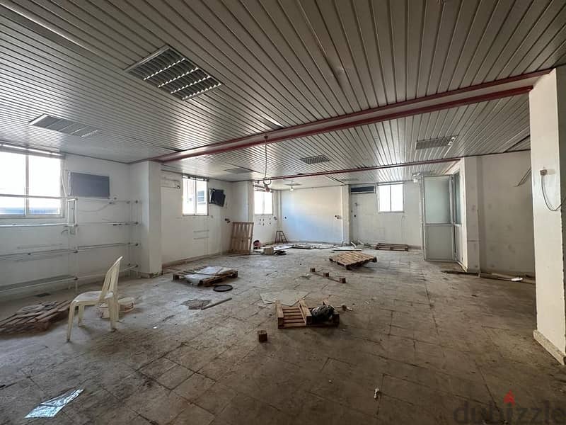 600Sqm +600Sqm Mezanine| Industrial Floor For Rent In Sid El Bauchrieh 1