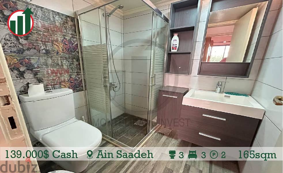 Carchy Furnished Apartment for sale in Ain Saadeh! 6