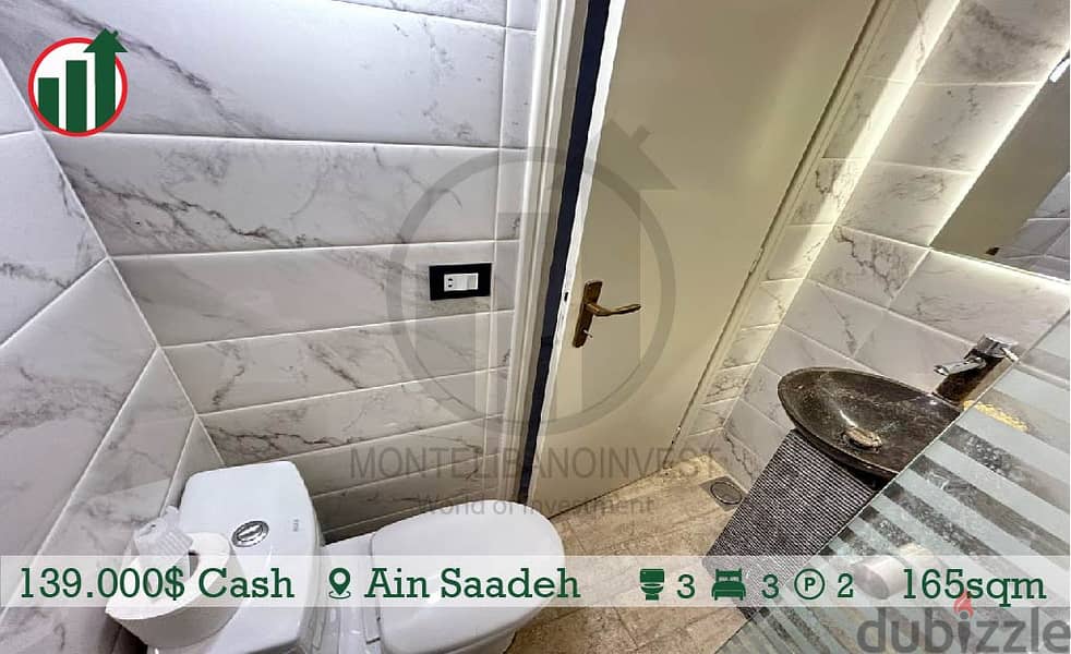 Carchy Furnished Apartment for sale in Ain Saadeh! 8