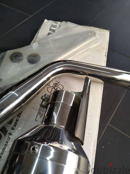 vespa gts / gtv Spark exhaust technology carbon and stainless 4