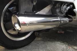 vespa gts / gtv Spark exhaust technology carbon and stainless 0