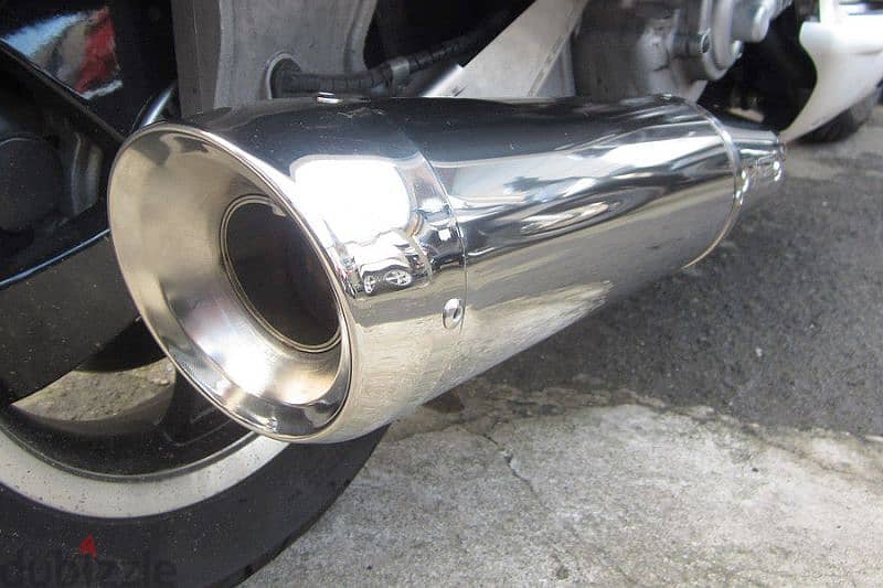 vespa gts / gtv Spark exhaust technology carbon and stainless 14
