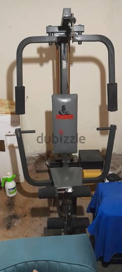 weider machine + bench for abbs for gyr used 0
