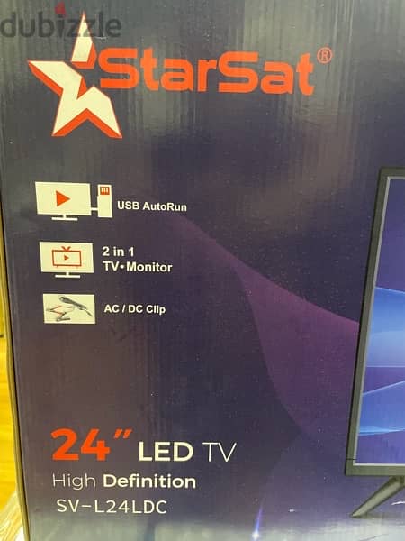 Starsat TV 24 inch 220v and 12V FHD 1