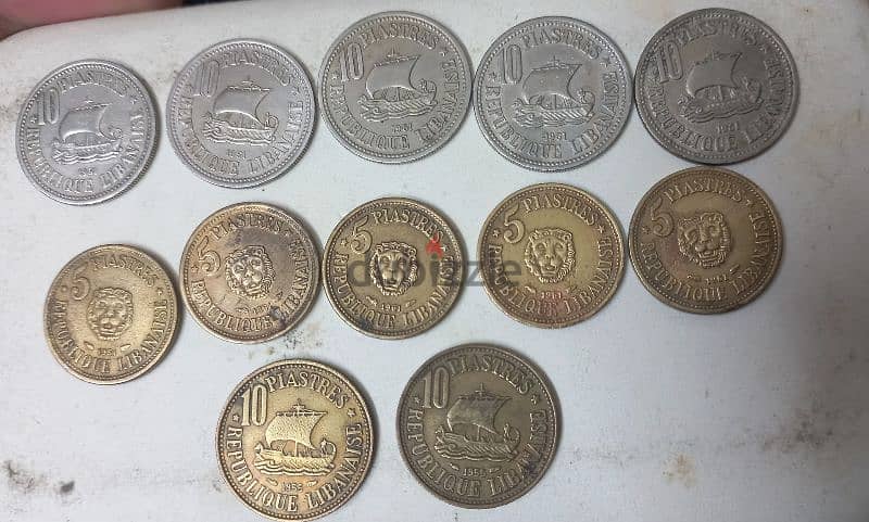 Lebanese old coins 1