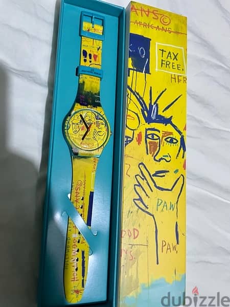 special edition new original Swatch Basquiat Hollywood Africans watch 7