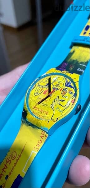 special edition new original Swatch Basquiat Hollywood Africans watch 8