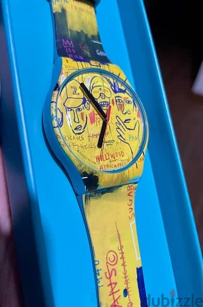special edition new original Swatch Basquiat Hollywood Africans watch 11
