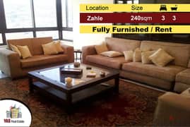 Zahle 240m2 | For Rent | Furnished | Mint Condition | Open View |