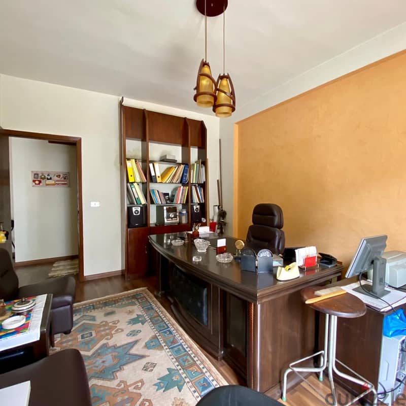 Mtayleb | 24/7 Electricity | Furnished 60m² Office | Balcony | Prime 1