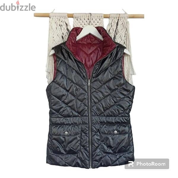 Double Faced Puffer Vest 1